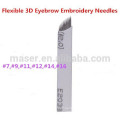 Einweg-Permanent Make-up Tattoo Microblade Augenbrauen Klingen, Edelstahl Augenbraue Tattoo Microblading Nadeln